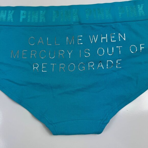 PINK Victoria's Secret Lot of 5 XL Hipster Hiphugger Logo Band Panties Underwear - Picture 7 of 11